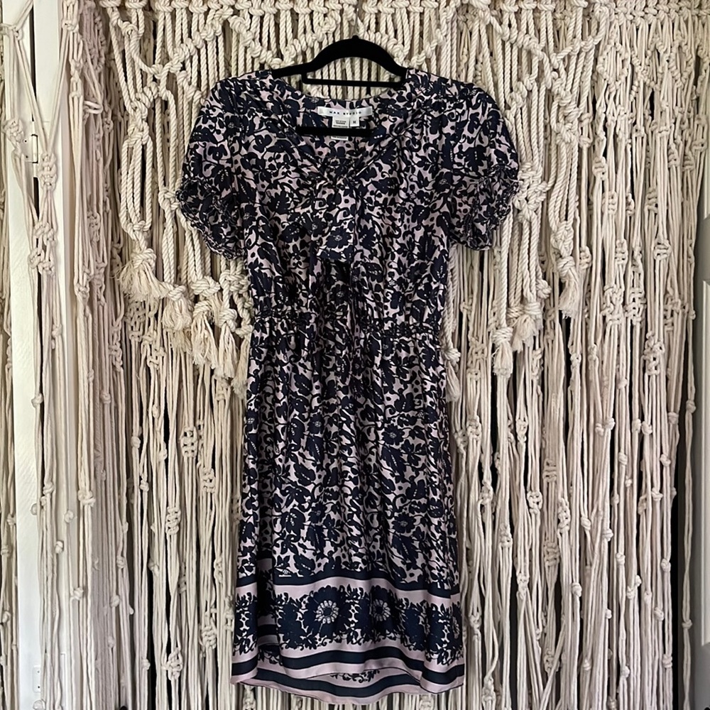 Max Studio Knee Length Floral Dress